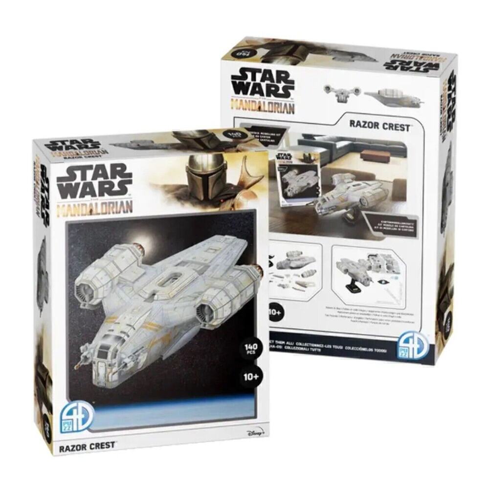 Star Wars The Mandalorian 4D Cityscape Model Kit Razor Crest Disney 140 pieces